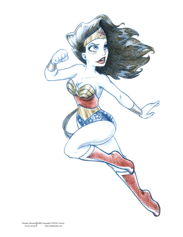 Wonder Woman 1 Pencils by ArtofLaurieB