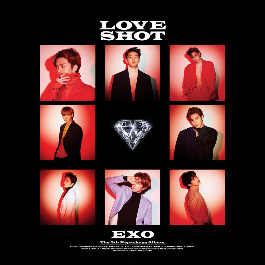 Exo Love Shot 5th Repackage Album Cover By Thesentimentalmisfit On