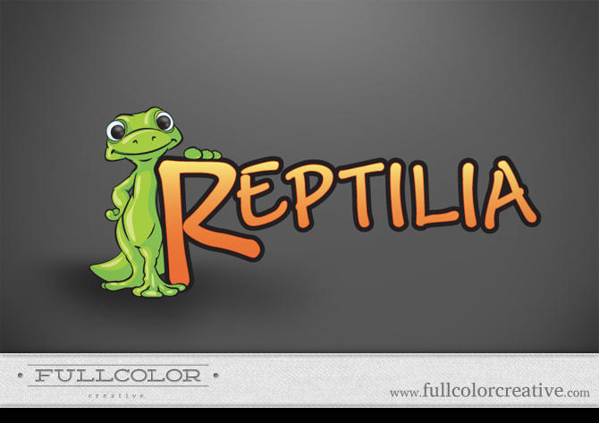 Reptilia Pet Store Logo by FullcolorCreative