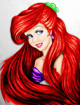 Ariel Coloured by kazza234
