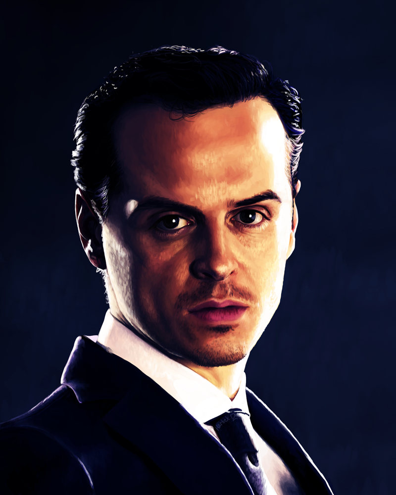 12 Andrew Scott as Jim Moriarty by harbek