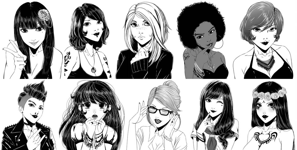 Hangouts Practices (What is your favorite girl?) by AngeroX Hangouts Practices (What is your favorite girl?) by AngeroX