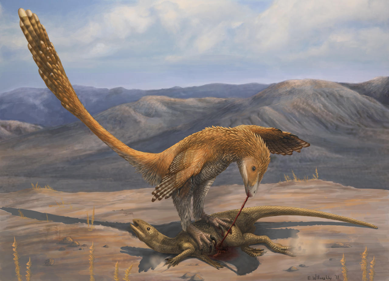 Deinonychus Prey Restraint by EWilloughby