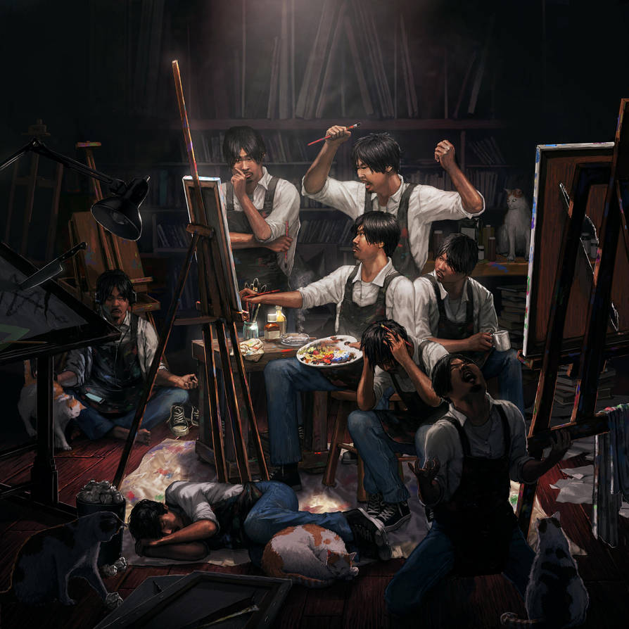 The Hidden Faces Of A Masterpiece by R-Tan