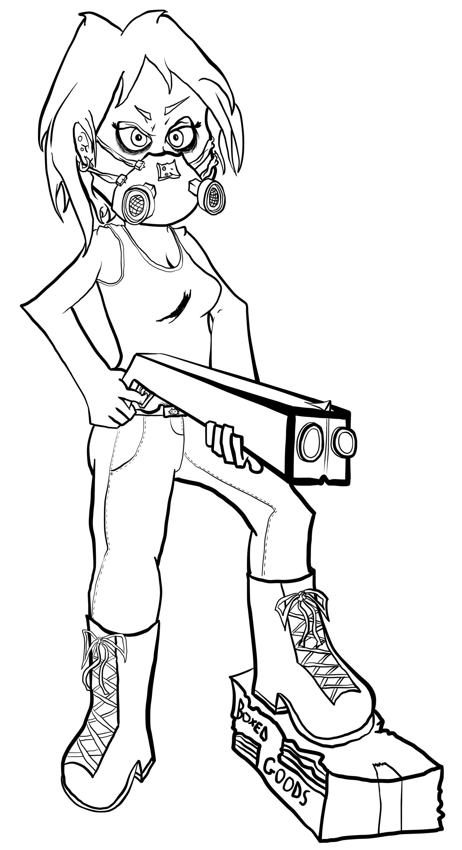 Roxie, Linework by Vigorousjammer