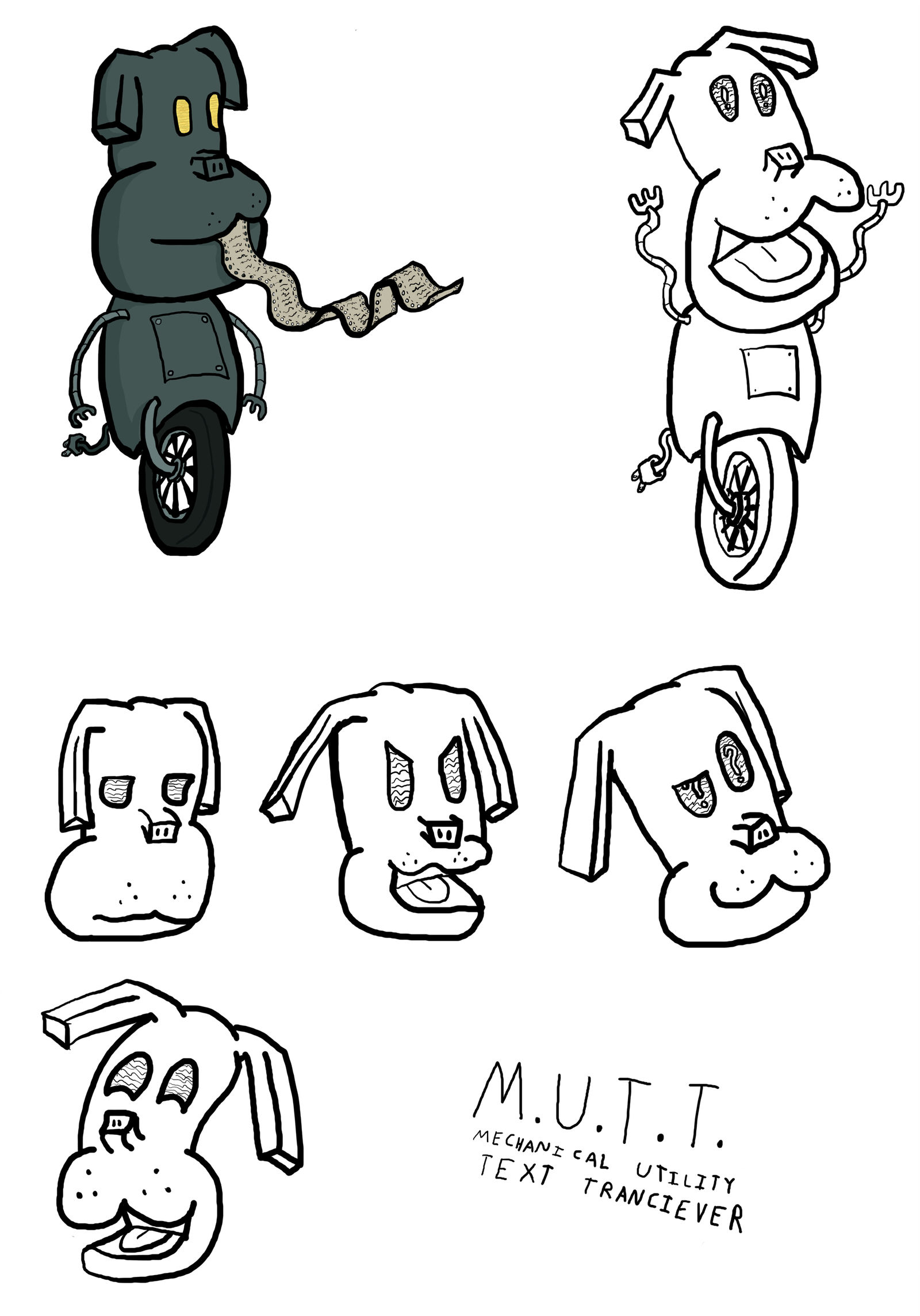 M.U.T.T. - Mechanical Utility Text Transceiver by Vigorousjammer