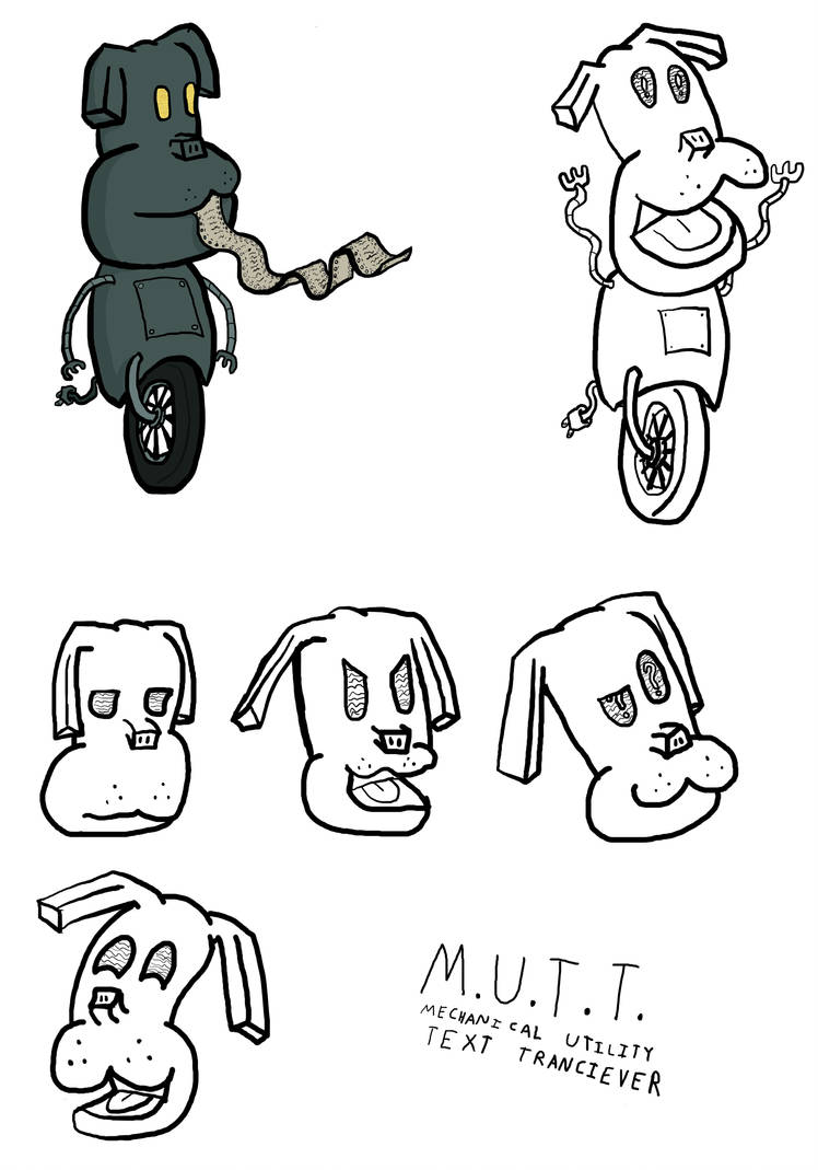 M.U.T.T. - Mechanical Utility Text Transceiver by Vigorousjammer