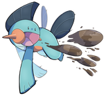 Marshtomp used Mud Shot! by mi-spark