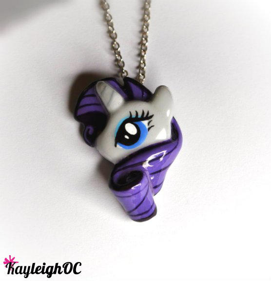 My Little Pony - Rarity Necklace by KayleighOC