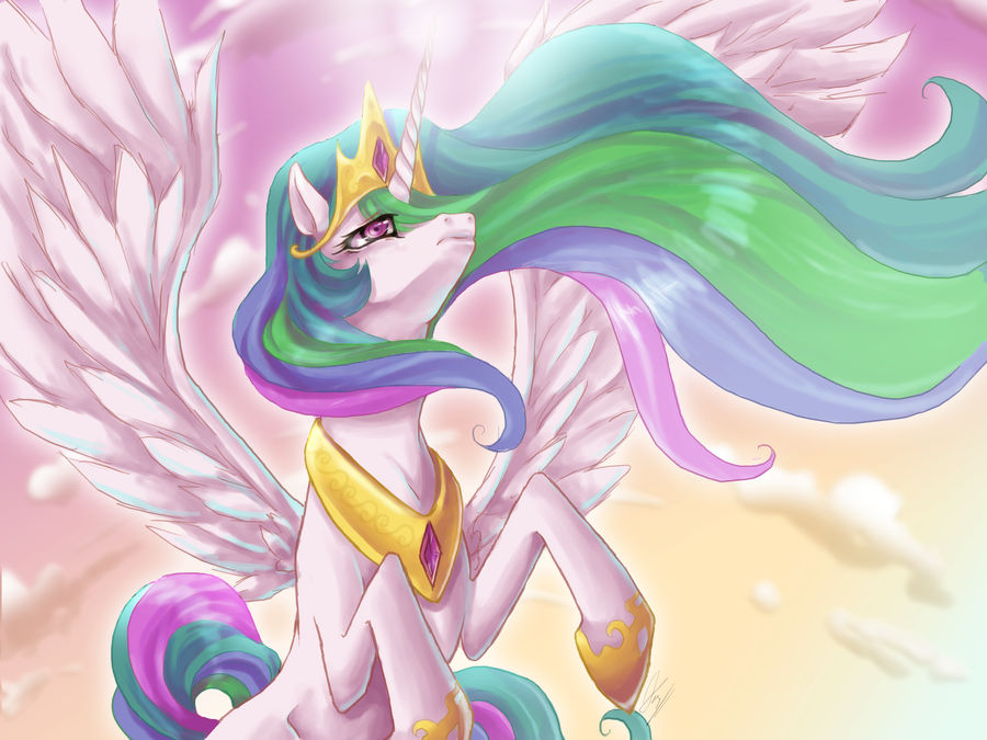 MLP FIM: Celestial Skies by Kathisofy