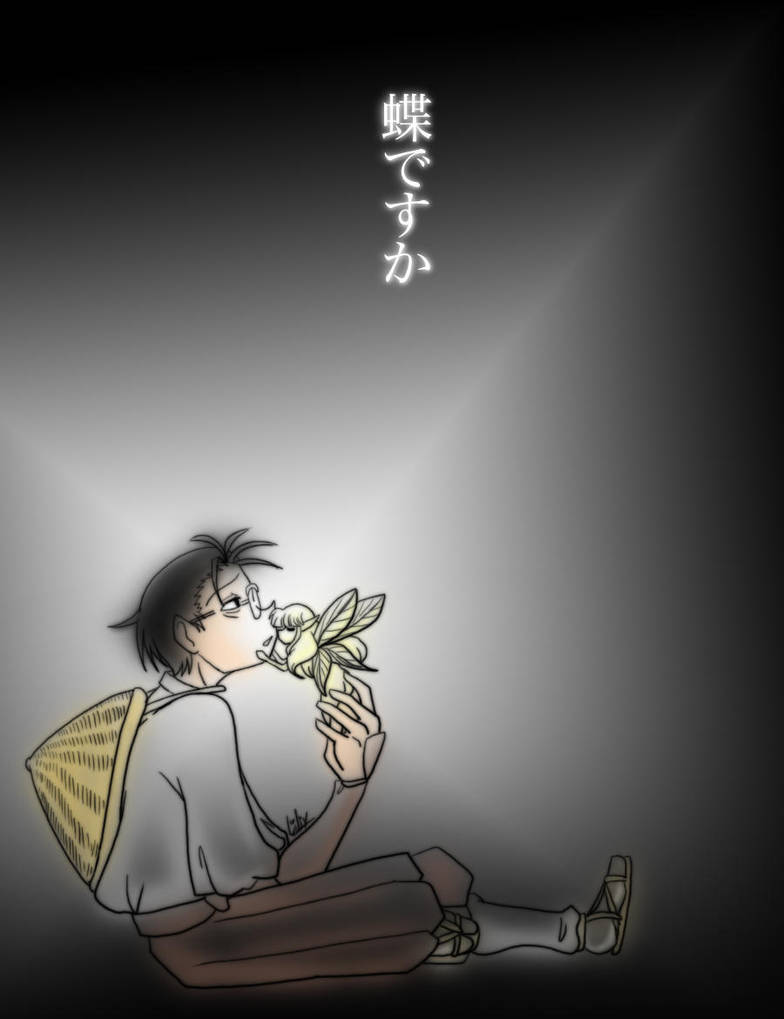 Hasumi and the Butterfly by liliy