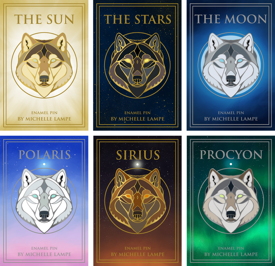 Kickstarter Project: Hard Enamel Timber Wolf Pins by LabradoriteWolf Kickstarter Project: Hard Enamel Timber Wolf Pins by LabradoriteWolf