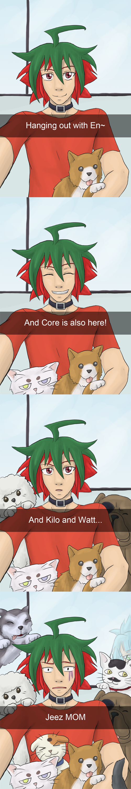 Arc-V snapchats series - 01 by BlackThunder-chan