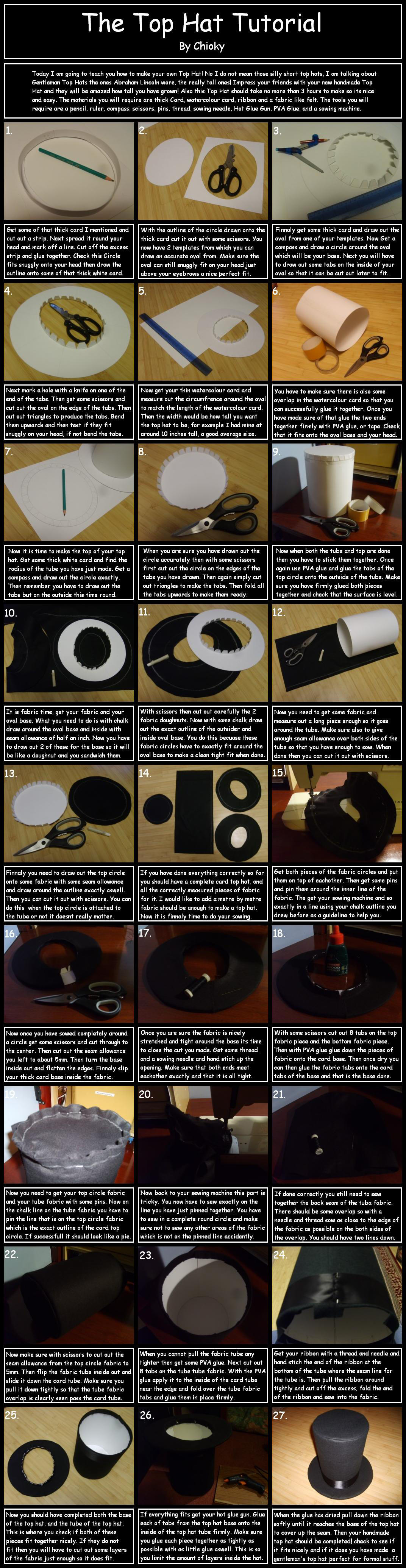 The Tip Top Hat Tutorial by chioky