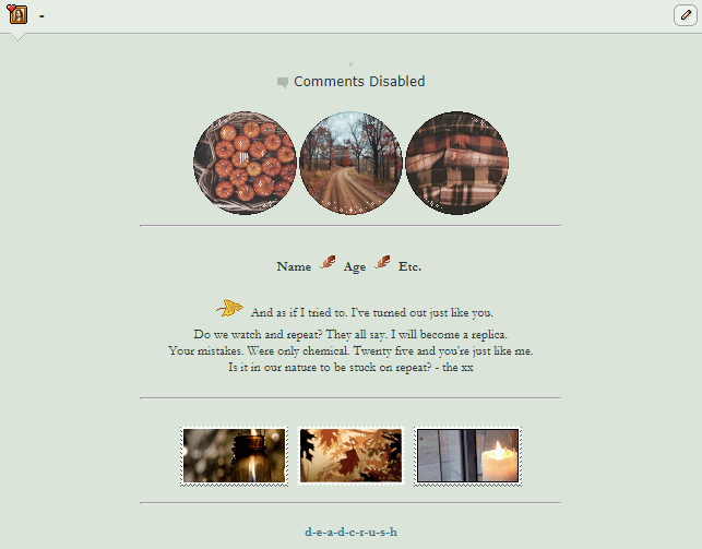 AUTUMN code by d-e-a-d-c-r-u-s-h