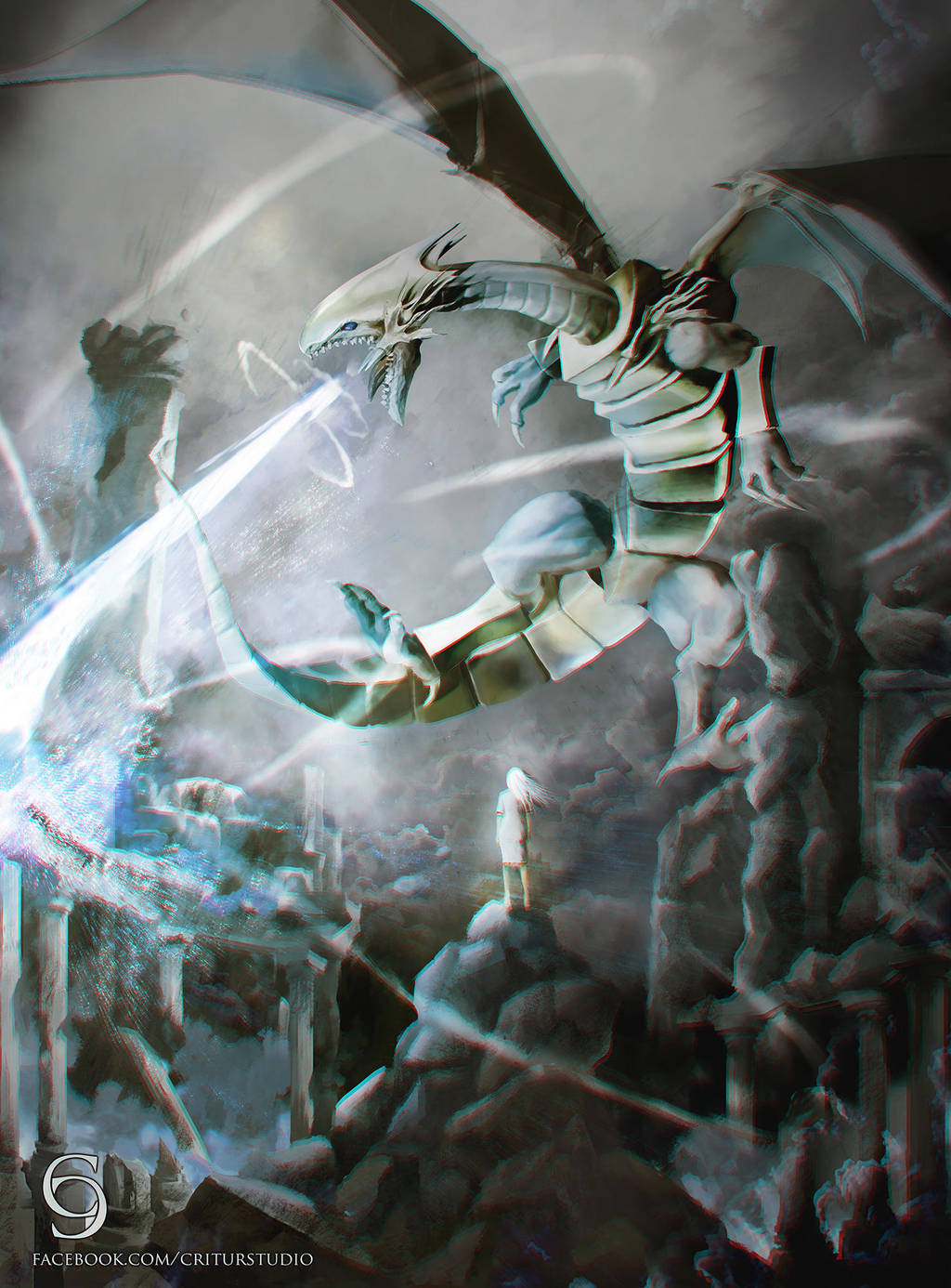 CM: Blue Eyes White Dragon by andytantowibelzark on DeviantArt