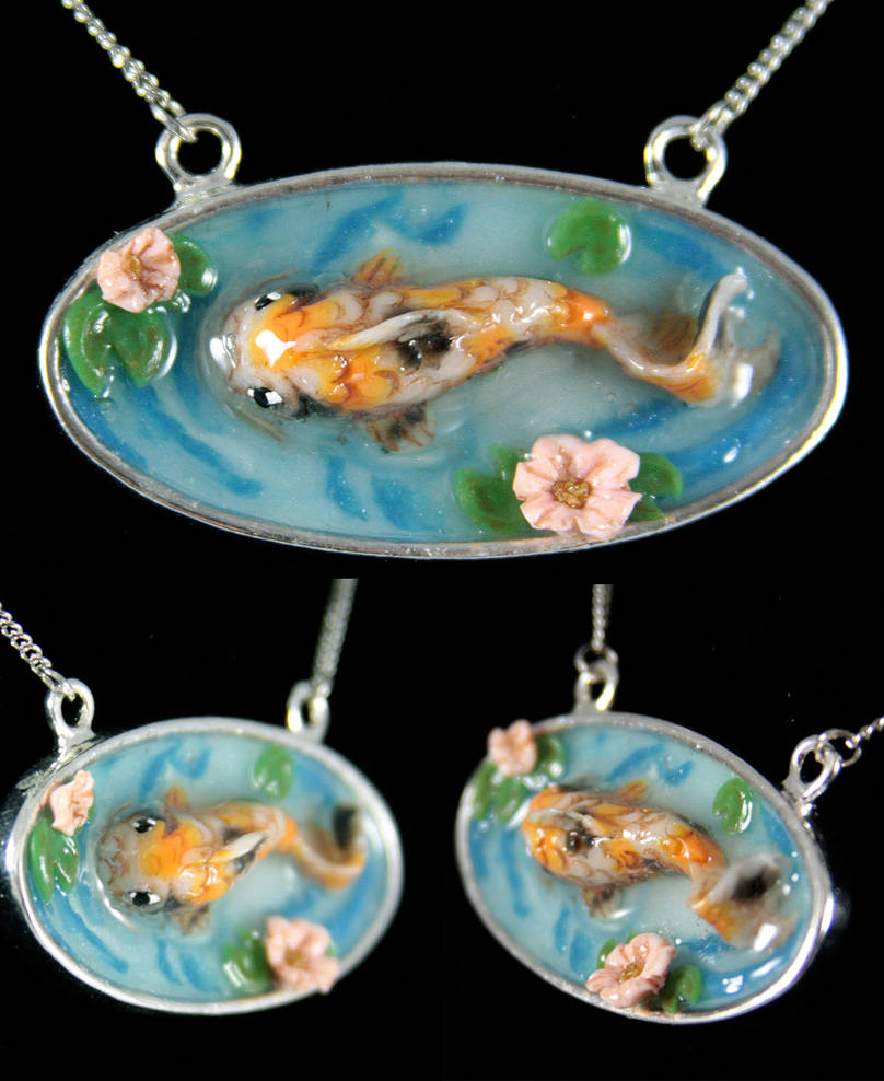 Koi Pond Necklace by NeverlandJewelry on DeviantArt