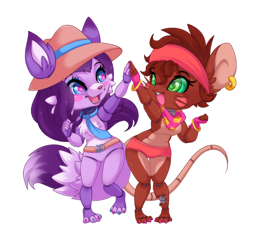 Charlie and Ruby by luna777