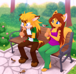 Lunch in the park - Request by luna777