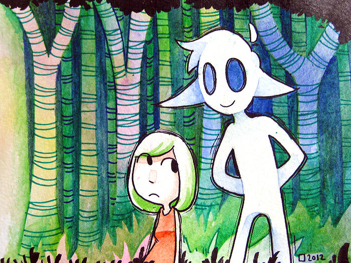 April and the Phantom by kurisquare