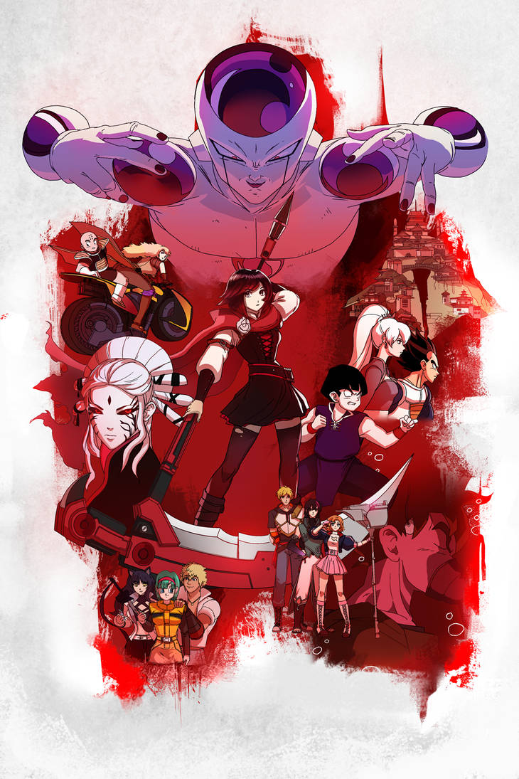 RWBY/DBZ crossover poster by ssandulak on DeviantArt