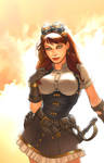 Steampunk Corsairs Cover by joewight