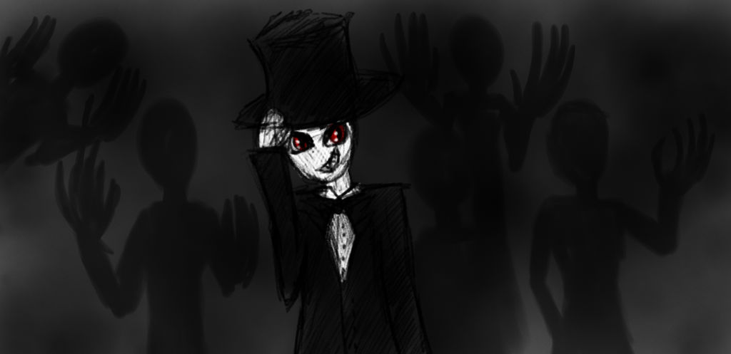 Mr. Voice and shadow people by Hekkoto