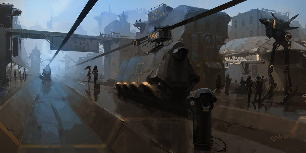 Train Station by Weilard