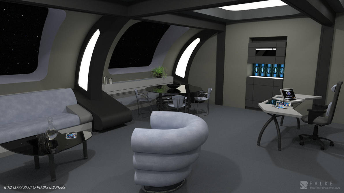 Nova Class Refit - Captain's Quarters (Render 1) by falke2009