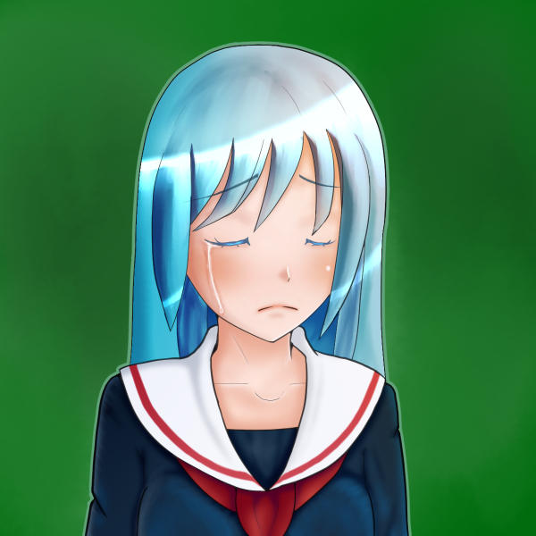 Practice: A girl. #1-2nd-Sad (1 August 2018) by khaospedia