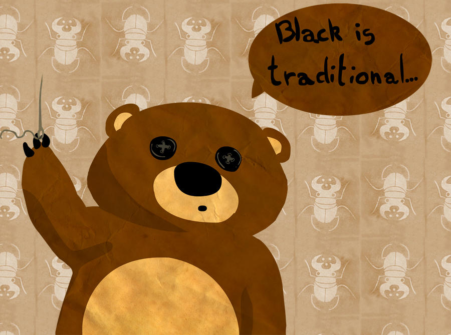 Black is traditional by Tisseur-de-reves