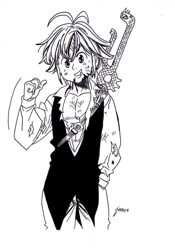 The Seven Deadly Sins Meliodas by Marvinhet on DeviantArt