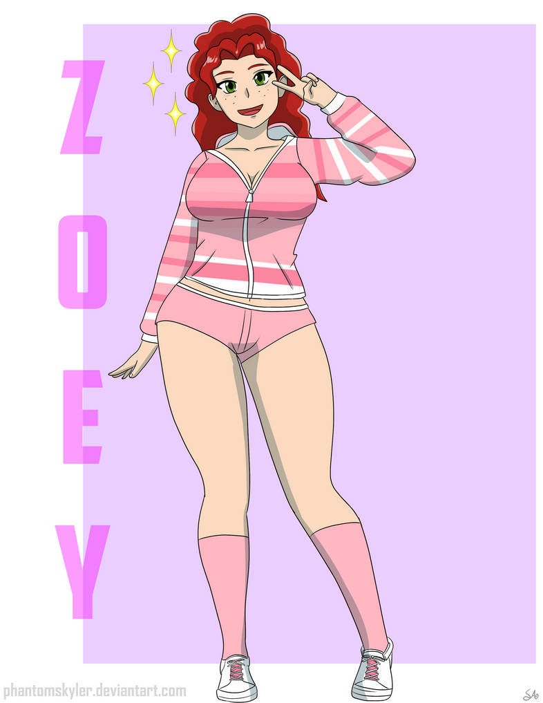 Commission - Zoey Kazanova Character Art by PhantomSkyler