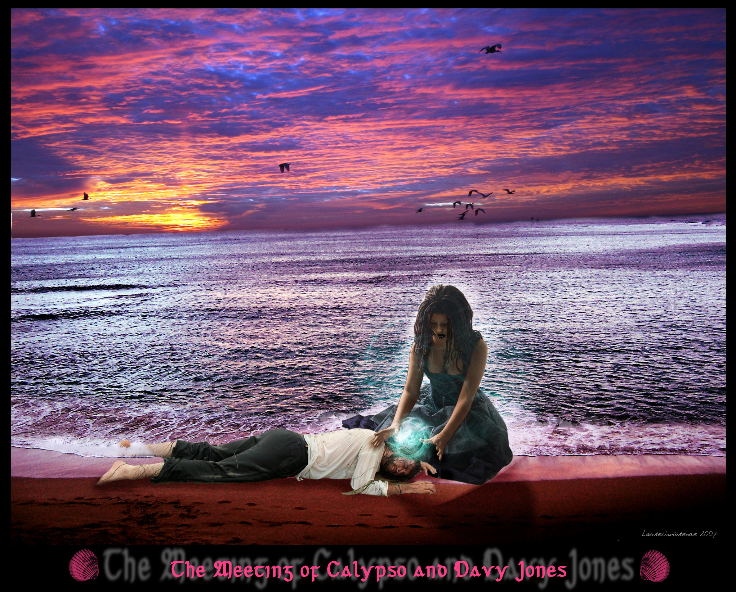 The Meeting of Calypso by Laurelindorenae