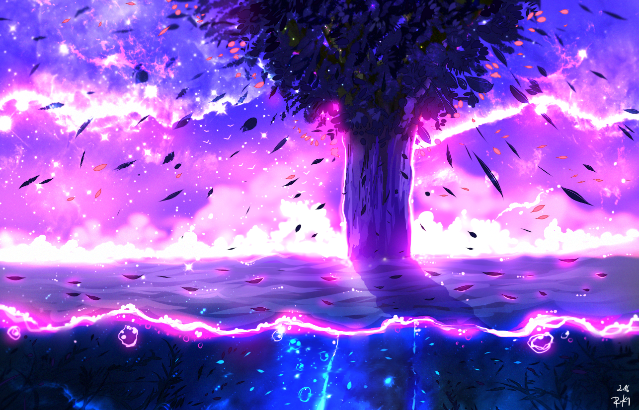Violet Light by ryky