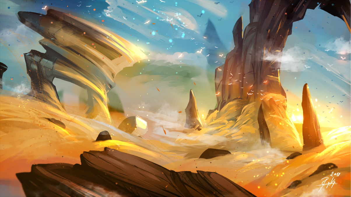 Desert by ryky