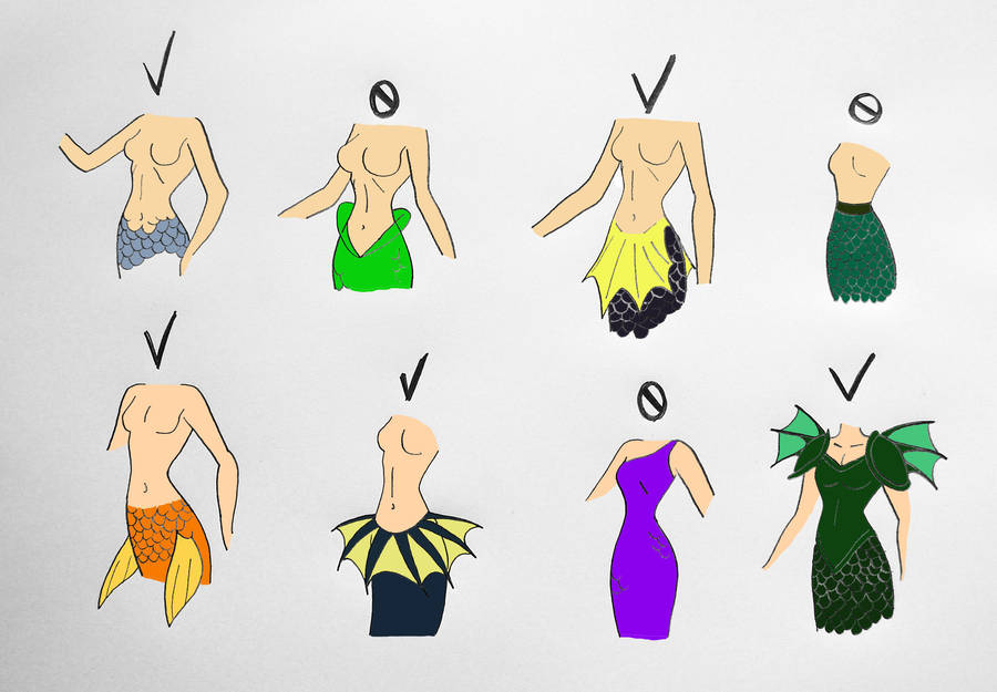 Guide to properly drawing mermaids Pg.3 by Jakegothicsnake on DeviantArt