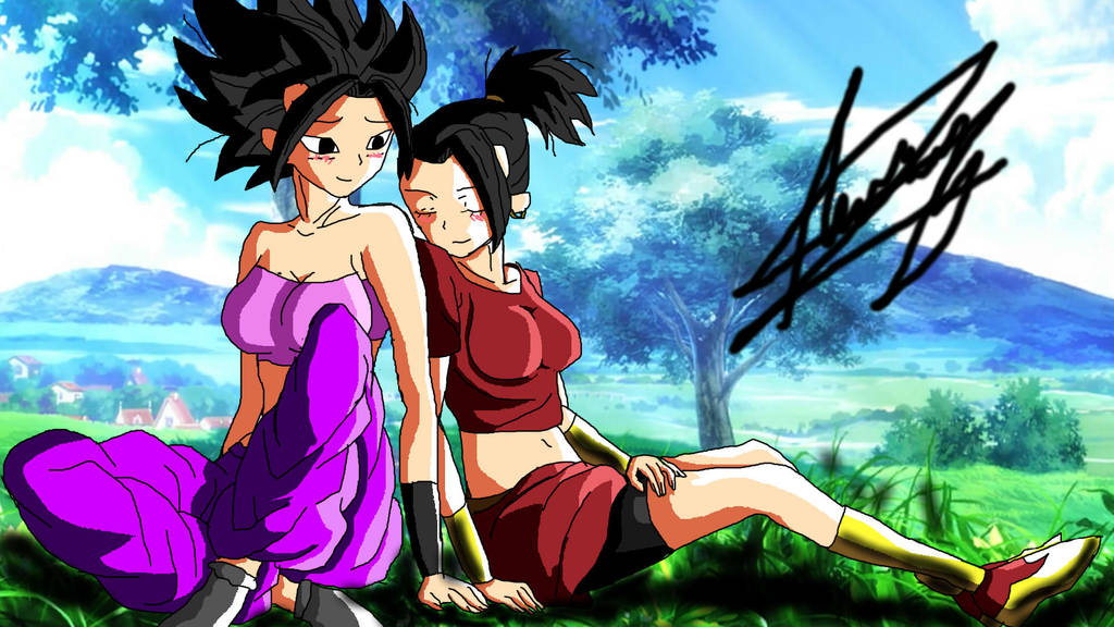 Kale and Caulifla by BlackX12 on DeviantArt