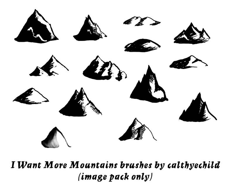 More Mountains image pack by calthyechild