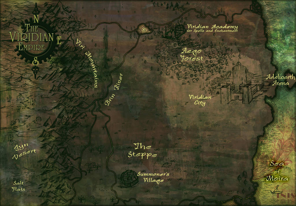 Viridian - Map Commission by calthyechild