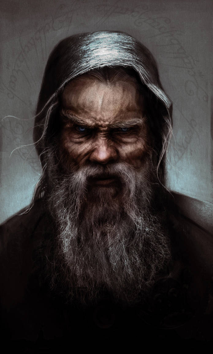 Saruman as Sharkey by Leone-art