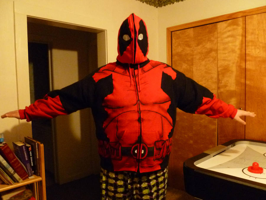 Finished Deadpool Hoodie Front by Linksliltri4ce
