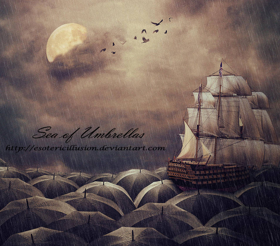 Sea of Umbrellas by WhimsicalBlue Sea of Umbrellas by WhimsicalBlue