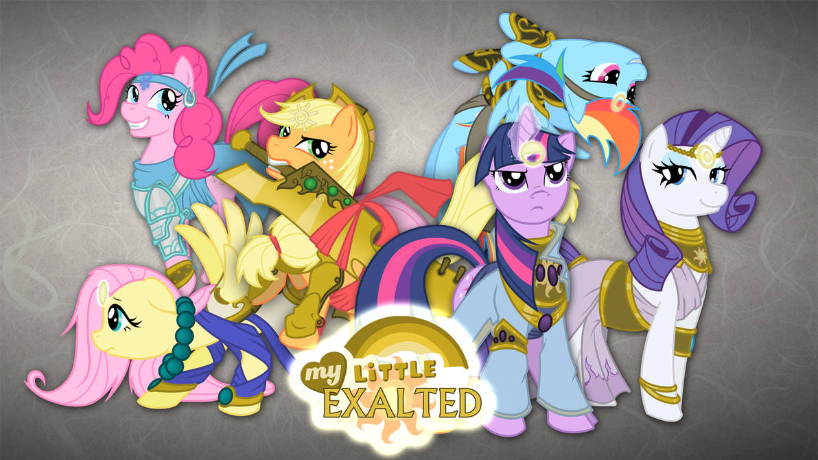 Mane 6 Exalted Wallpaper by Rhanite