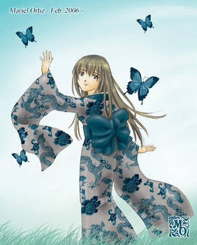 Kimono by DarkKokeshi