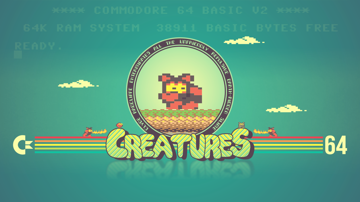 C-64 tribute -CREATURES- by loshke