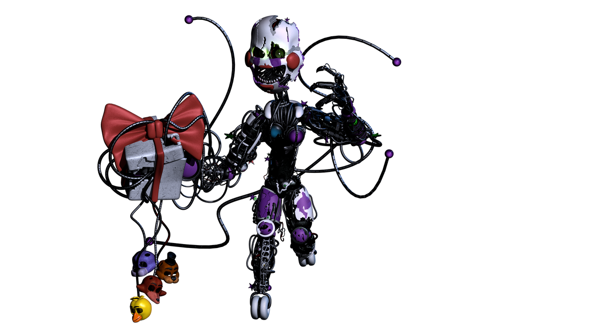 [Blender/FNaF] Scrap Puppet v6 Done by TFEarts on DeviantArt