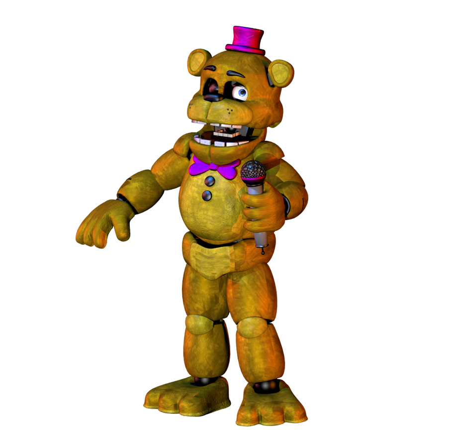 [Blender] Fredbear v2 by TFEarts on DeviantArt