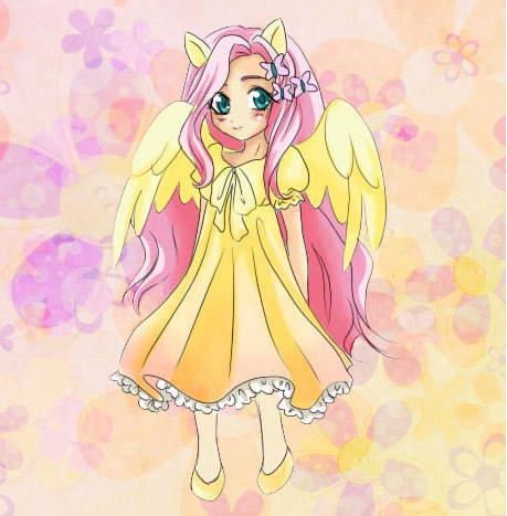 Chibi Fluttershy by HaNa7