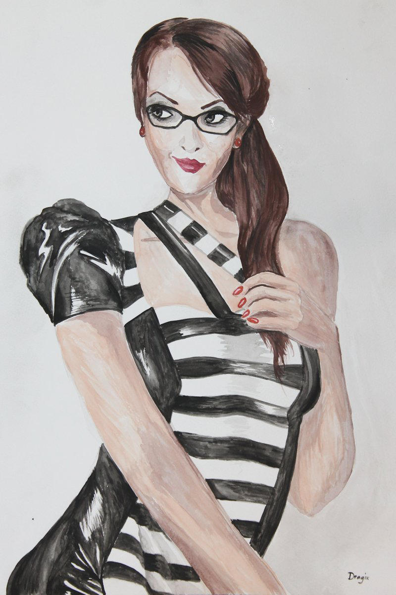 Latex Beetlejuice Dress by dragix